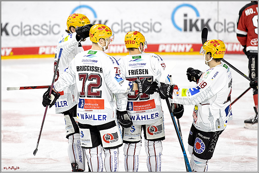 PENNY DEL;  Koelner Haie - Fischtown Pinguins Bremerhaven; Koeln, 03.01.2022